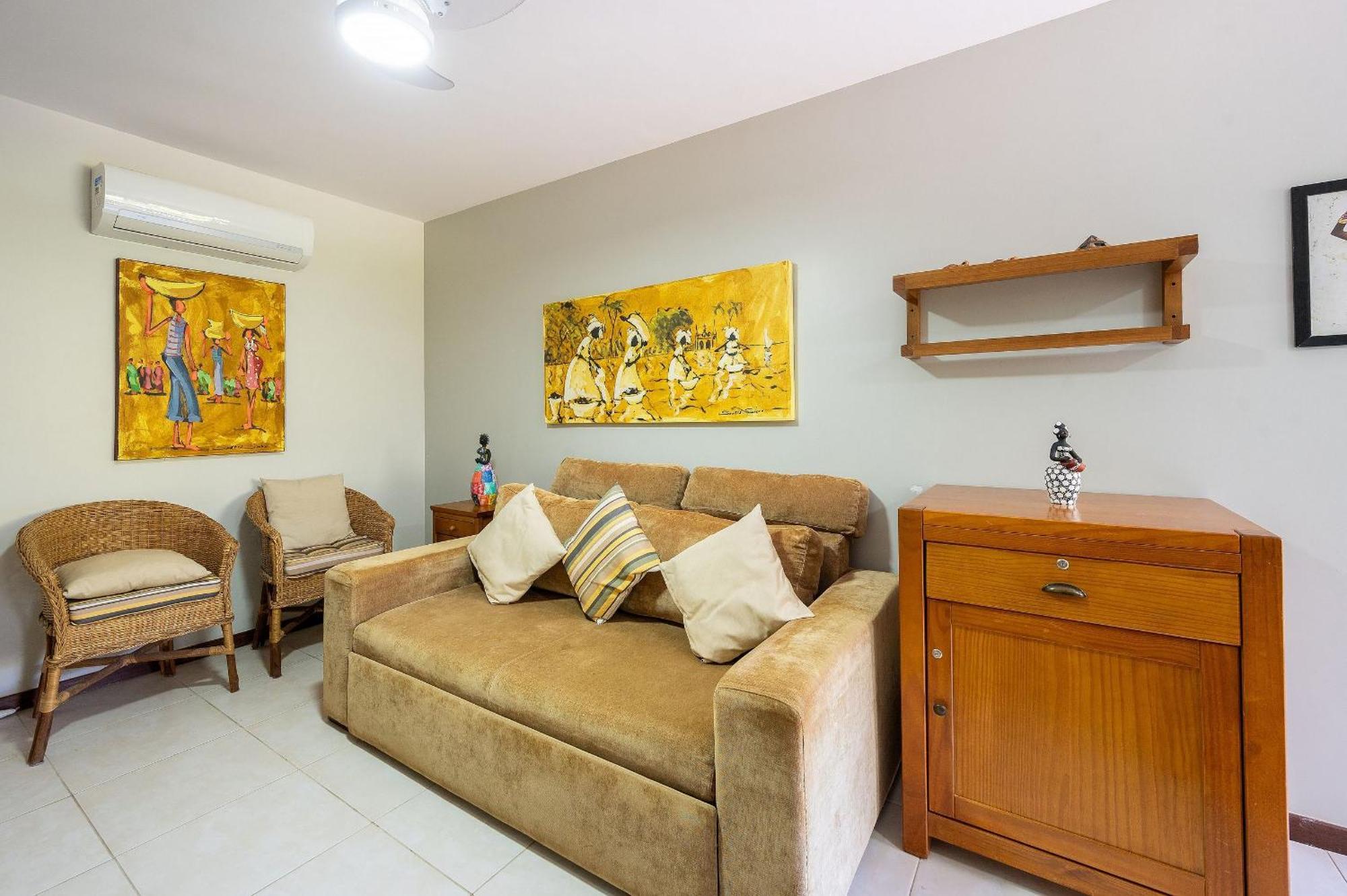 Moderno 1 Quarto Dentro Da Vila Praia do Forte Bagian luar foto